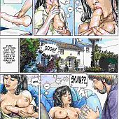 Comics abase lesbian spanking.
