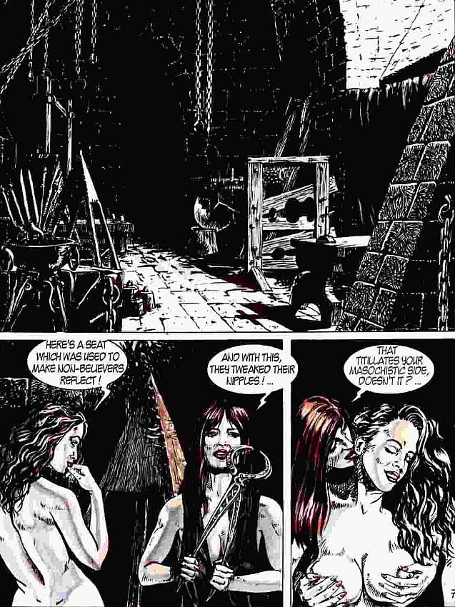 Medieval tortures in the comics adventures of laura. Adult Comics content -  15 pics.