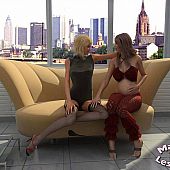 Lesbo aged preggy and her hot girlfriend.