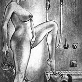 Slavery and thrashing hentai facesittin art girls.