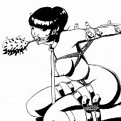 Manga Kitty crafts beautiful hand drawn sadomasochism artwork with gorgeous women.