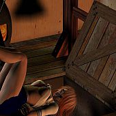 SMaple takes advantage of 3d to create consummate renderings of sadomasochism artwork.