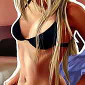 Shy star of impure hyper comics Nicole Heat shows off her body and receives banged.