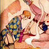A cowboy captives an American Indian girl.