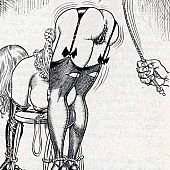 Studs play with their breasty slave-girls.